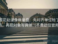 樱花动漫像做复盘：先对齐单位标了吗，再把对象写具体（不费劲但管用）