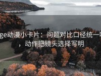 age动漫小卡片：问题对比口径统一吗，动作把镜头选择写明